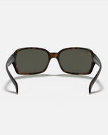 The Ray-Ban RB4068 Polarised Sunglasses in Tortoise & Green Classic