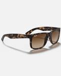 The Ray-Ban Justin Classic Sunglasses in Brown