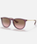 The Ray-Ban Erika Sunglasses in Transparent Violet