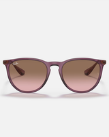 The Ray-Ban Erika Sunglasses in Transparent Violet