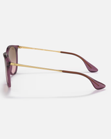 The Ray-Ban Erika Sunglasses in Transparent Violet