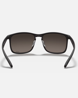 The Ray-Ban Chromance Polarised Sunglasses in Black & Silver