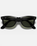 The Ray-Ban RB4340 Wayfarer Ease Sunglasses in Polished Black & Green