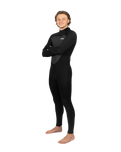 The Gul Mens Response 5/3mm Back Zip Wetsuit in Black