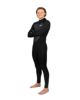 The Gul Mens Response 5/3mm Back Zip Wetsuit in Black