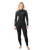 The Gul Womens Womens Response 5/3mm Back Zip Wetsuit in Black