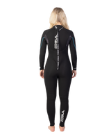 The Gul Womens Womens Response 5/3mm Back Zip Wetsuit in Black