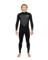 The Gul Mens Response 3/2mm Back Zip Wetsuit in Black