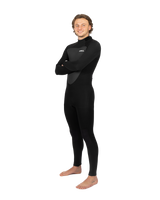 The Gul Mens Response 3/2mm Back Zip Wetsuit in Black