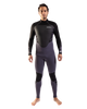 The Gul Mens Response 3/2mm Back Zip Wetsuit in Grey & Black