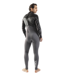 The Gul Mens Response 3/2mm Back Zip Wetsuit in Grey & Black