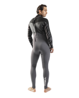 The Gul Mens Response 3/2mm Back Zip Wetsuit in Grey & Black