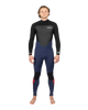 The Gul Mens Response 3/2mm Back Zip Wetsuit in Navy & Black