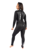 The Gul Womens Womens Response FL 3/2mm Back Zip Wetsuit in Black