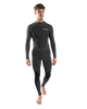 The Gul Mens Response FL 3/2mm Back Zip Wetsuit in Black