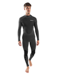 The Gul Mens Response FL 3/2mm Back Zip Wetsuit in Black