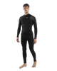 The Gul Mens Response Echo 3/2mm Chest Zip Wetsuit in Black & Contour Camo