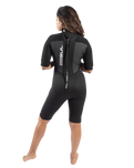 The Gul Womens Womens Response FL 3/2mm Shorty Back Zip Wetsuit in Black