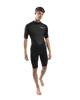 The Gul Mens Response FL 3/2mm Shorty Back Zip Wetsuit in Black