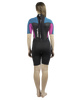 The Gul Girls Response FL 3/2mm Shorty Wetsuit in Jet & Teal