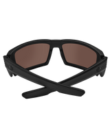 The Spy Rebar Ansi Sunglasses in Matte Black & Happy Bronze Red Spectra Mirror