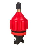 The Red Paddle Schrader Valve Adaptor in Red