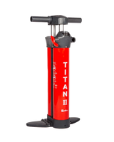 The Red Paddle Titan II SUP Pump in Red