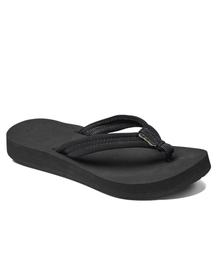 Cushion Breeze Flip Flops in Black