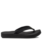 Cushion Breeze Flip Flops in Black