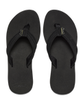 Cushion Breeze Flip Flops in Black