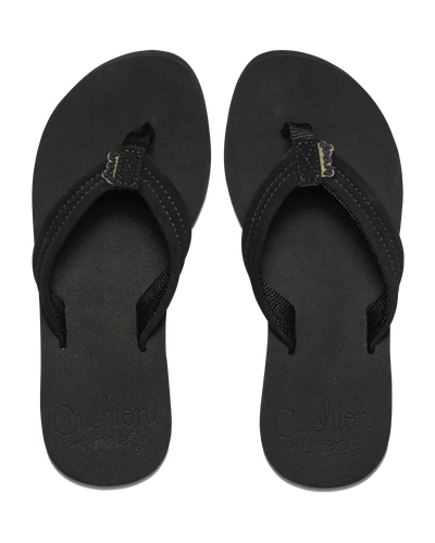 Cushion Breeze Flip Flops in Black