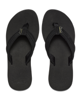 Cushion Breeze Flip Flops in Black