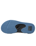 Fanning Flip Flops in Grey & Light Blue