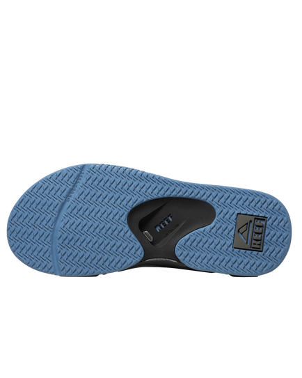 Fanning Flip Flops in Grey & Light Blue