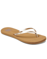 The Reef Womens Bliss Nights Flip Flops in Tan Champagne