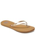 The Reef Womens Bliss Nights Flip Flops in Tan Champagne