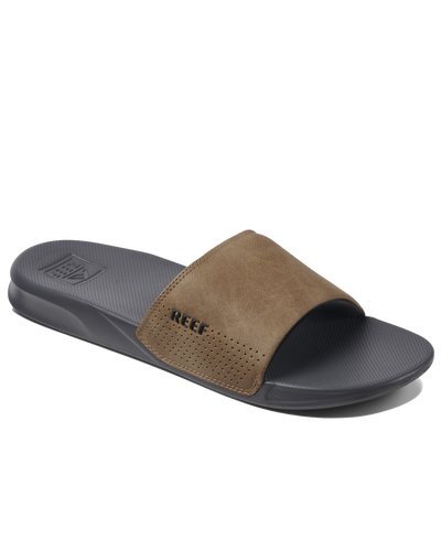 One Sliders in Grey & Tan