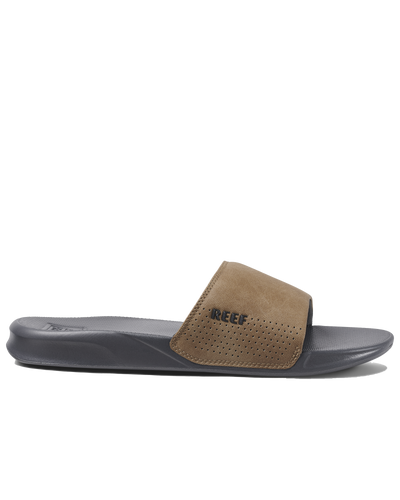 One Sliders in Grey & Tan