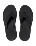 Phantom II Flip Flops in Black & Black