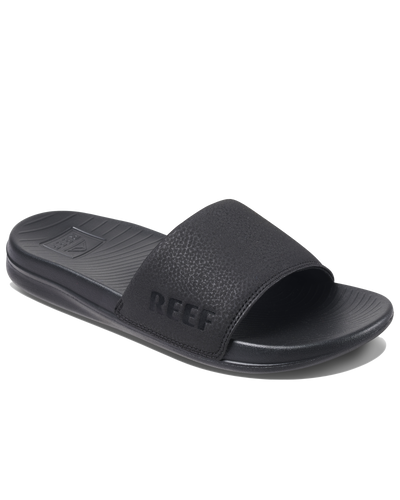 Womens One Sliders in Black