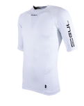 The Gul UV Short Sleeve Rash Vest in White