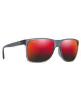 The Maui Jim Pailolo Polarised Sunglasses in Translucent Matte Grey & Hawaii Lava