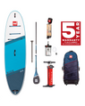 The Red Paddle 10'8" Ride Prime Carbon SUP in Blue
