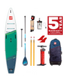 The Red Paddle 13'2" Voyager+ Hybrid Tough SUP in Blue