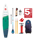 The Red Paddle 13'2" Voyager+ Hybrid Tough SUP in Blue