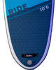 The Red Paddle 10'6" Ride Cruiser Tough SUP in Blue