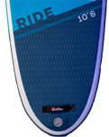 The Red Paddle 10'6" Ride Cruiser Tough SUP in Blue