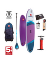 The Red Paddle 10'6" Ride Hybrid Tough SUP (2024) in Purple