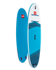 The Red Paddle 10'8" Ride Hybrid Tough SUP (2024) in Blue