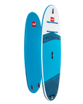 The Red Paddle 10'8" Ride Hybrid Tough SUP (2024) in Blue